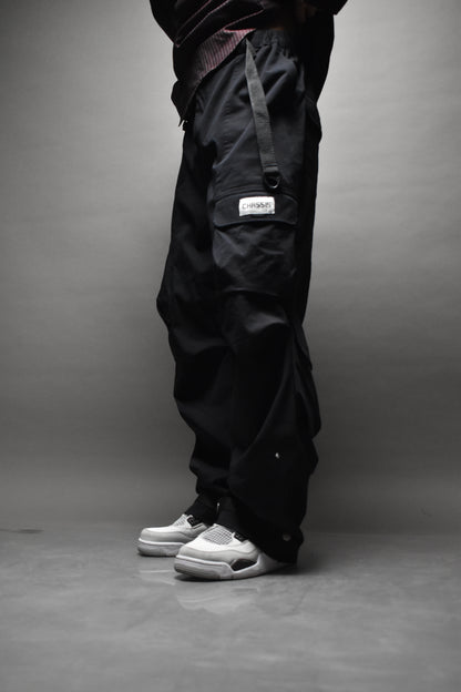 BLACK ALPHA TYPE-1 PANTS