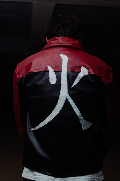LEATHER JACKET (FIRE)