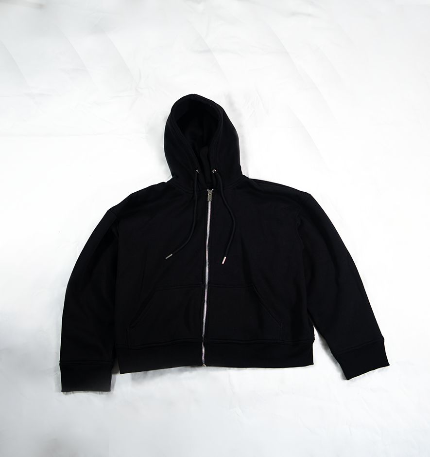 BLACK OVERSIZED HOODIE